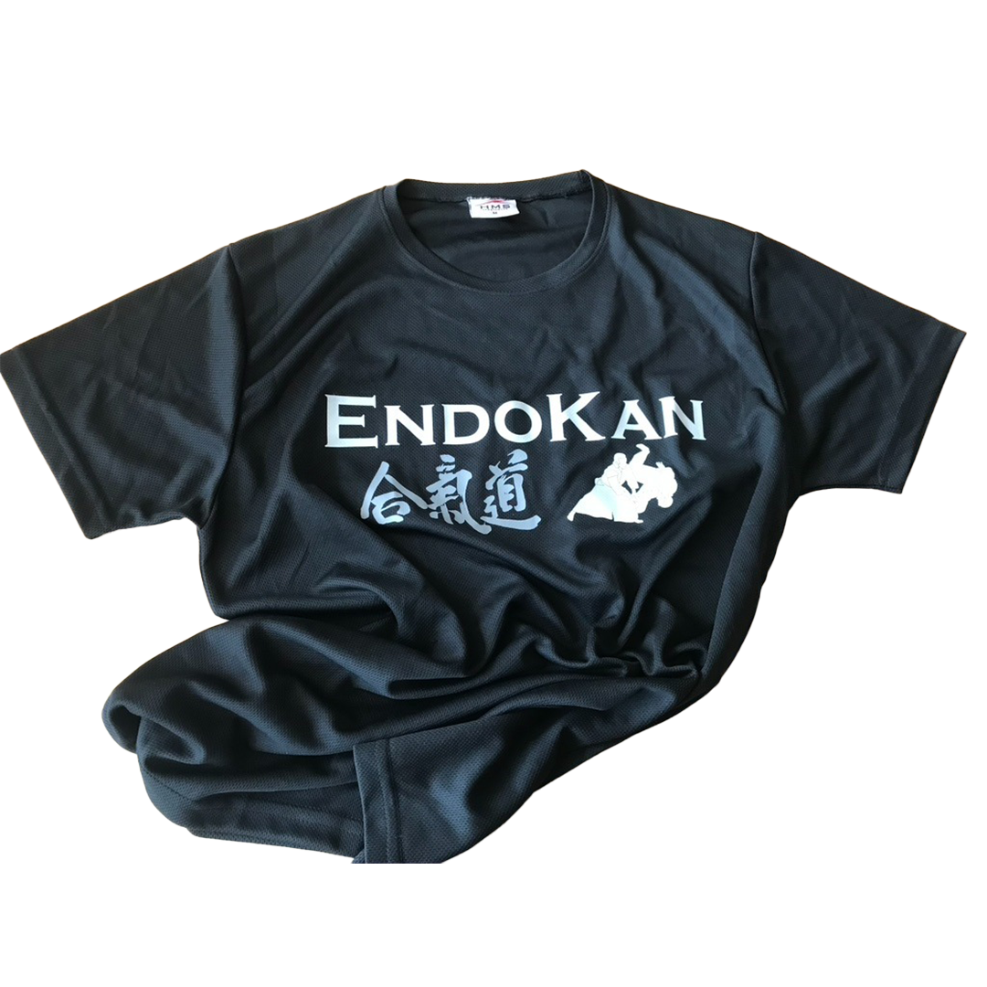 EndoKan Tişörtü Siyah Sporcu Kumaşı